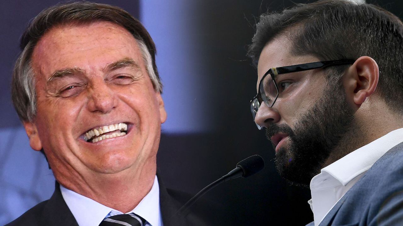 Chile presentó nota de protesta ante el gobierno de Brasil por palabras e Bolsonaro contra Gabriel Boric.