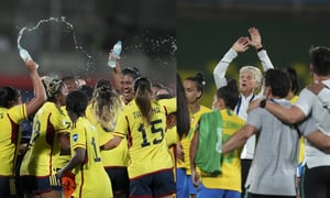 Colombia, Brasil - Copa América femenina 2022.