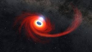 NASA capta agujero negro ‘comiéndose’ una estrella y creando un espectáculo de luces
