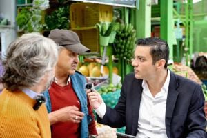 Entrevista con Juan Daniel Oviedo y Juan Diego Alvira en la Plaza de Paloquemao
Semana
Foto Nicolas Linares