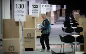 Puestos de votación, preparativos en el punto de Corferias, elecciones 2022