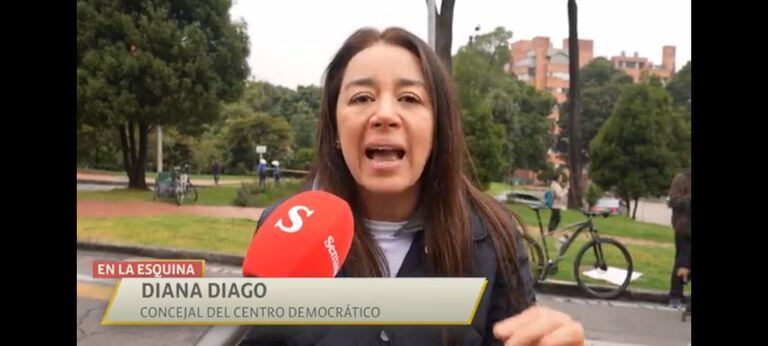 Concejal de Bogotá Diana Diago, en La Esquina de Juan Diego Alvira