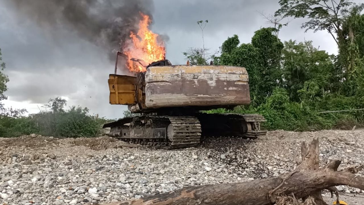 Minería ilegal en Chocó.