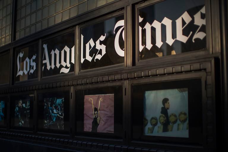 La sede del diario en Los Ángeles. Sus suscriptores en línea solo llegan a 240.000.