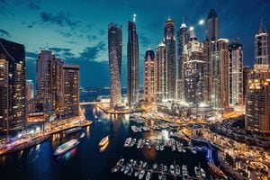 Beautiful Dubai city
