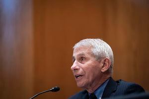 Dr. Anthony Fauci, director of the National Institute of Allergy and Infectious Diseases. (Sarah Silbiger/Pool via AP)