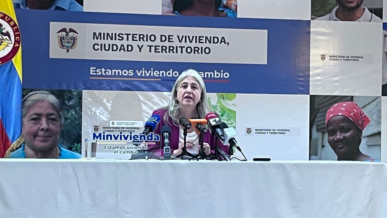 Ministra de Vivienda Catalina Velasco