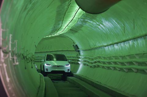 The Boring Company (Photographer: Robyn Beck/Pool via Bloomberg)