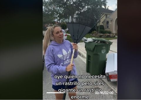 La española muestra cómo en un barrio acomodado estadounidense, lo que para algunos es basura, para otros podría significar un hallazgo de valor incalculable.
