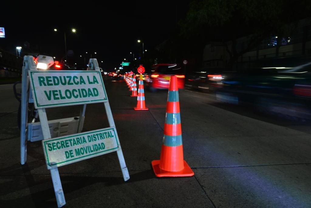 La Secretaría de Movilidad hará más controles nocturnos los fines de semana para reducir los accidente de tránsito.