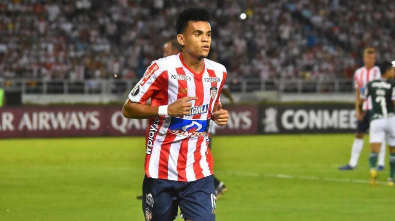 Luis Díaz debutó en la primera división del fútbol colombiano vistiendo la camiseta del Junior de Barranquilla. Foto: Zona Cero.