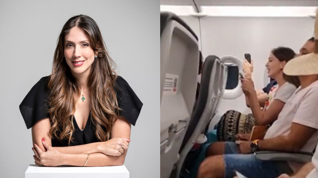 Diana Osorio habla del episodio que ocurrió sobre un avión entre Montería y Medellín.