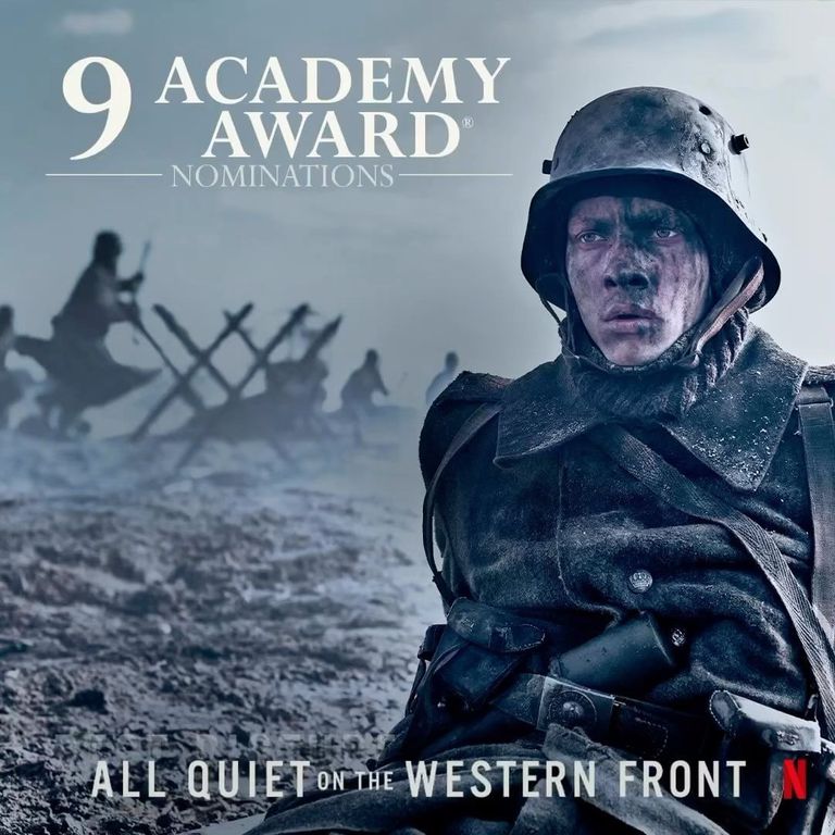 All Quiet on the Western Front, nominada a Mejor película. Foto: Instagram @allquietmovie.