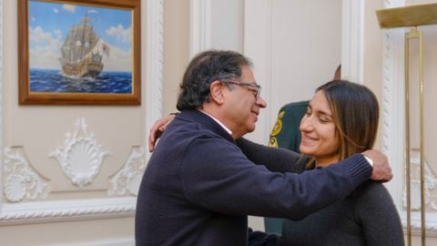 Gustavo Petro y Laura Sarabia.