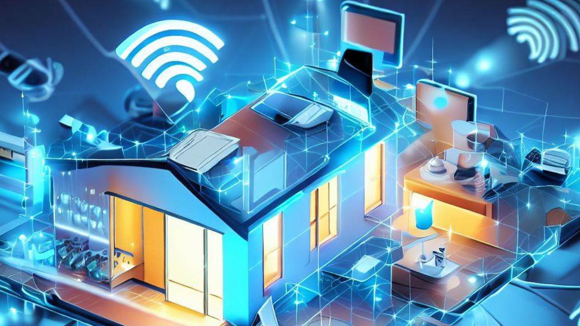 Enrutador De Línea De Conexión Y Entrega De Señal Wifi Luz De La