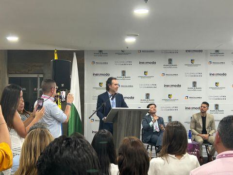 Federico Gutiérrez estuvo presente en la apertura de Colombiatex 2024