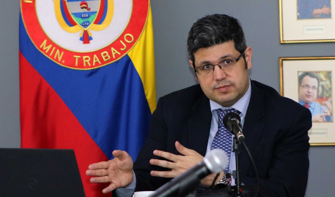 El viceministro de Empleo y Pensiones, Iván Daniel Jaramillo. Foto: cortesía Ministerio del Trabajo
