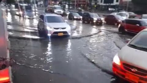 Inundaciones en la carrera séptima