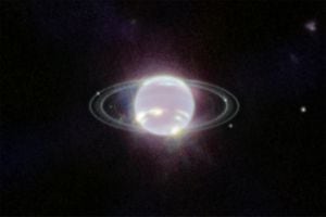El telescopio James Webb de la Nasa sorprendió con la nueva fotografía de los anillos de Neptuno