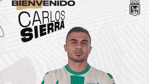 Carlos Sierra es nuevo jugador de Atlético Nacional.