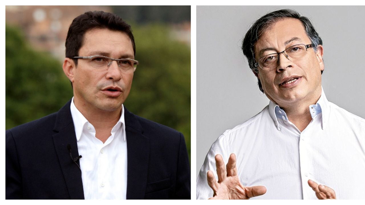 Carlos Caicedo y Gustavo Petro compitieron en 2018 en una consulta.