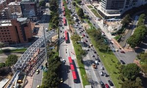 Ciclopuente sobre Autopista Norte, obras Bogotá