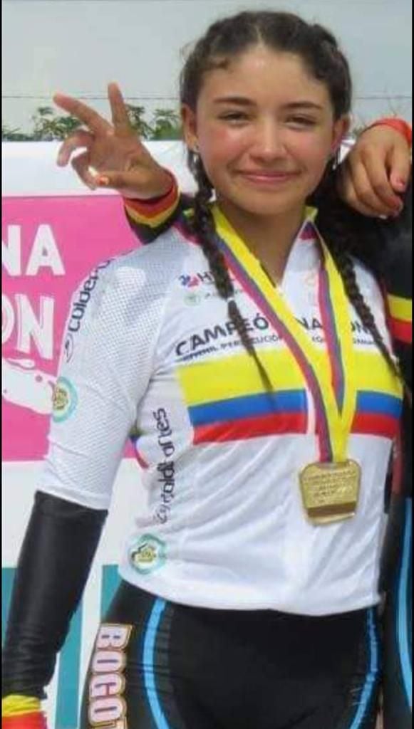 Ana María Bustamante, la ciclista bogotana que sufrió un fuerte accidente el pasado 8 de febrero en Bogotá