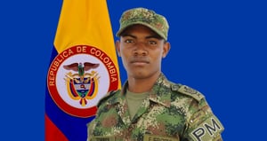 Antonio José Torres Díaz, soldado asesinado en Medellín.