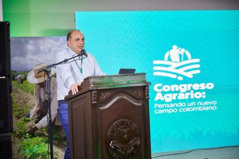 Carlos Camargo durante la instalación del Congreso Agrario de la Defensoría del Pueblo