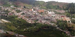 Panorámica de Betulia, Antioquia.