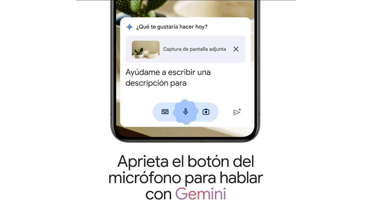 Gemini se podrá activar usando el botón central que tienen los dispositivos Android.