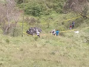Accidente en Guatapé dejó dos personas muertas y tres heridas