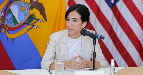 María Alejandra Muñoz, vicepresidenta de Ecuador.