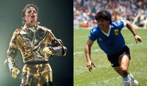 Michael Jackson, Maradona