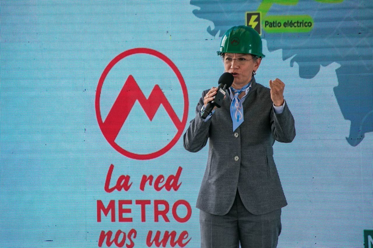 Obras  Metro de Bogotá 
Bogota julio  del 2023
Foto: Prensa Alcaldía de Bogotá