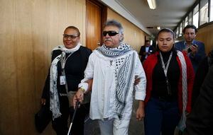 Zeuxis Pausias Hernández Solarte
 alias Jesús Santrich se posesionó en el Congreso.
El exjefe guerrillero llegó al Capitolio para asumir su curul como representante a la Cámara
Bogota junio 11 2019
foto: Guillermo Torres Reina / Semana