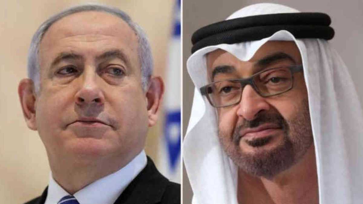 Benjamín Netanyahu y el príncipe heredero Mohammed bin Zayed negociaron el acuerdo con el apoyo de EE.UU.