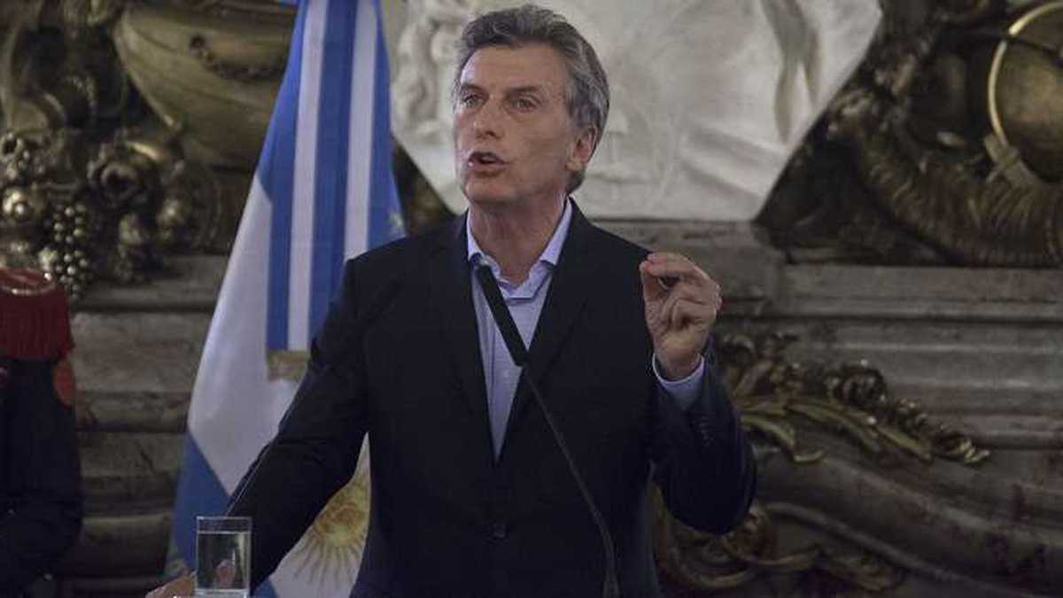 La justicia Argentina citó a Mauricio Macri a indagatoria y le prohibió su salida del país Foto: Bloomberg.