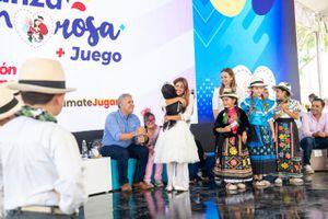 Iván Duque y la Primera Dama visitan Bucaramanga en medio de la celebración del Día del Niño.