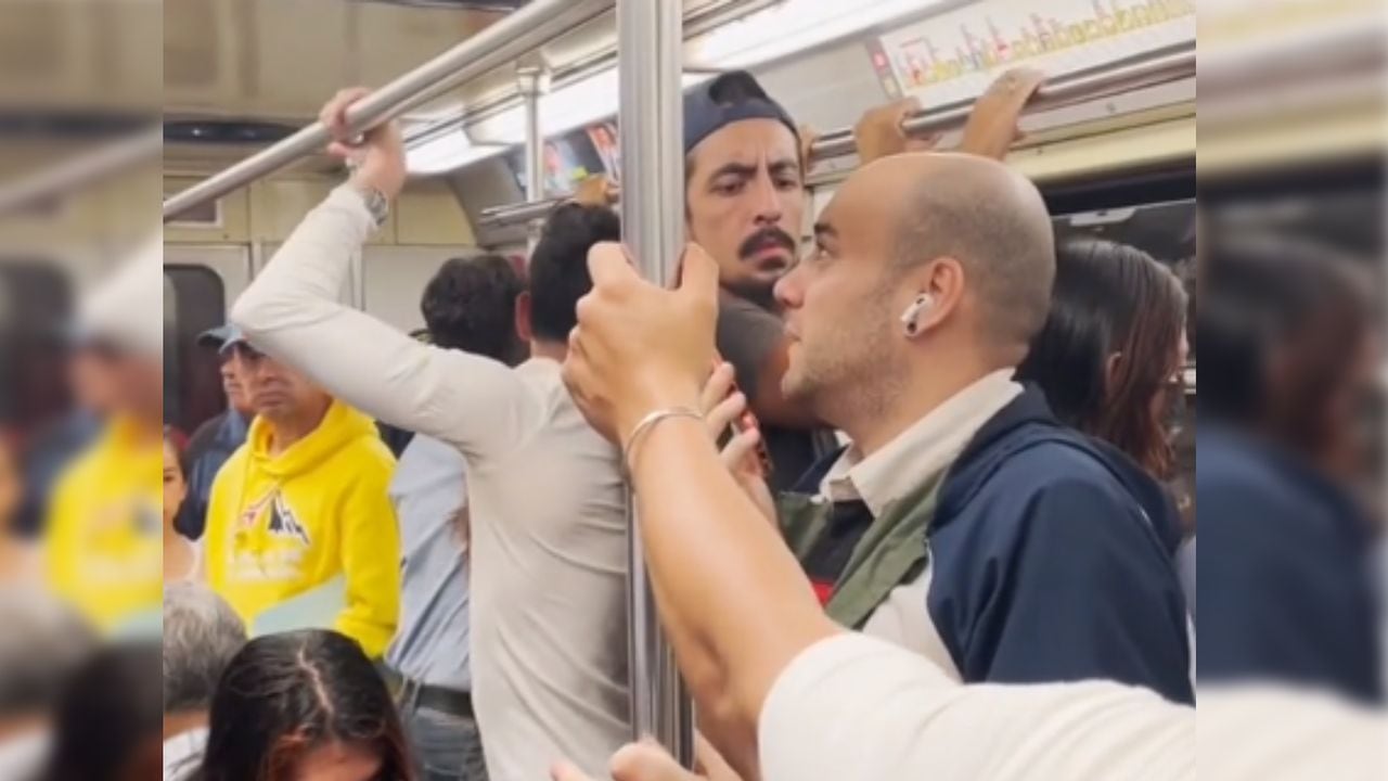Tiktok: video muestra fuertes críticas de argentino a Metro del CDMX