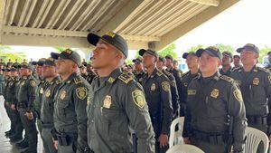 350 nuevos policías llegan para reforzar la seguridad de Barranquilla.