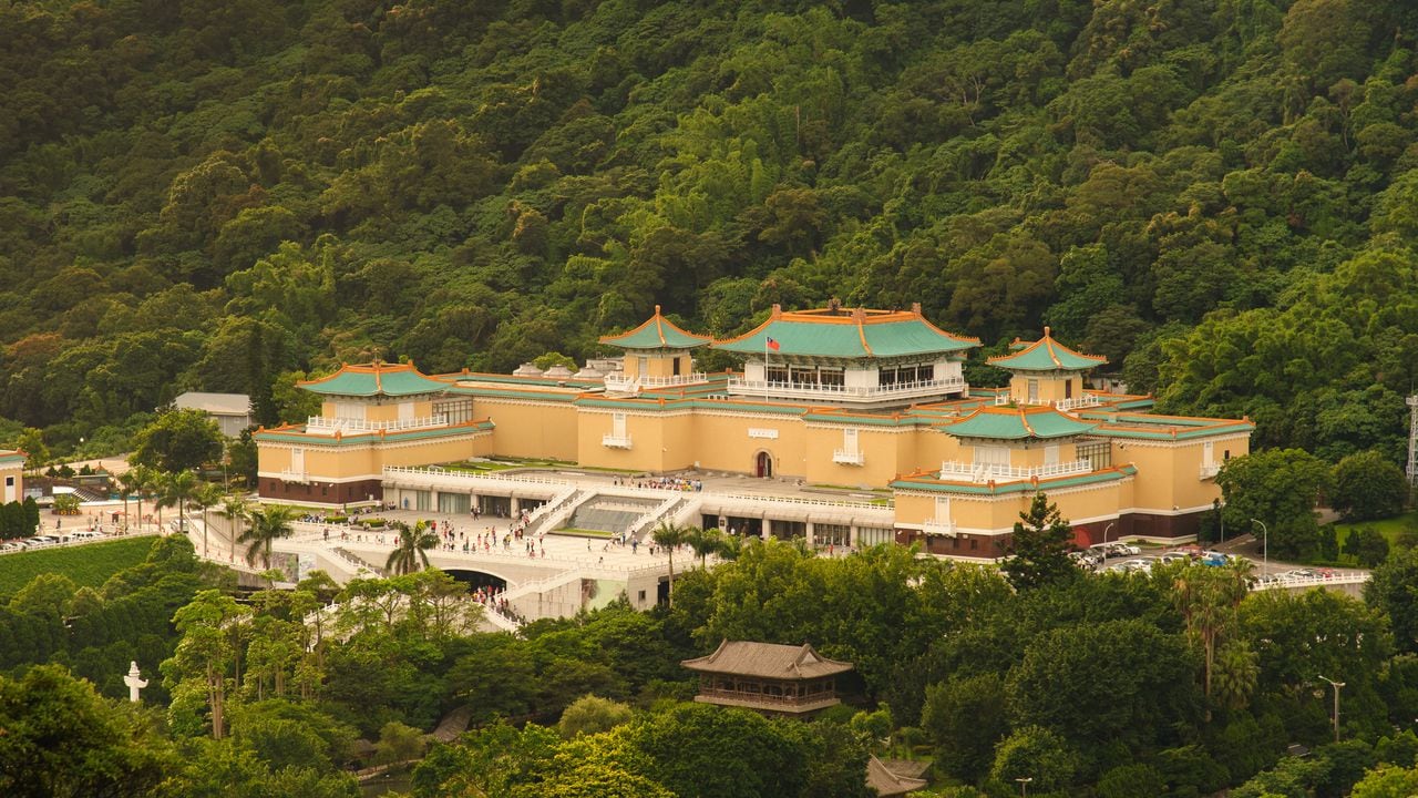 El Museo del Palacio Nacional de Taipei, capitán de Taiwán