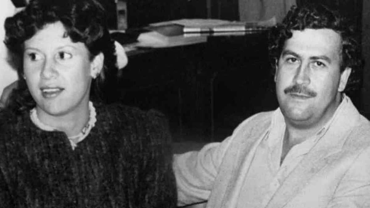 Victoria Eugenia Henao y Pablo Escobar en 1983. Foto: Reuters.
