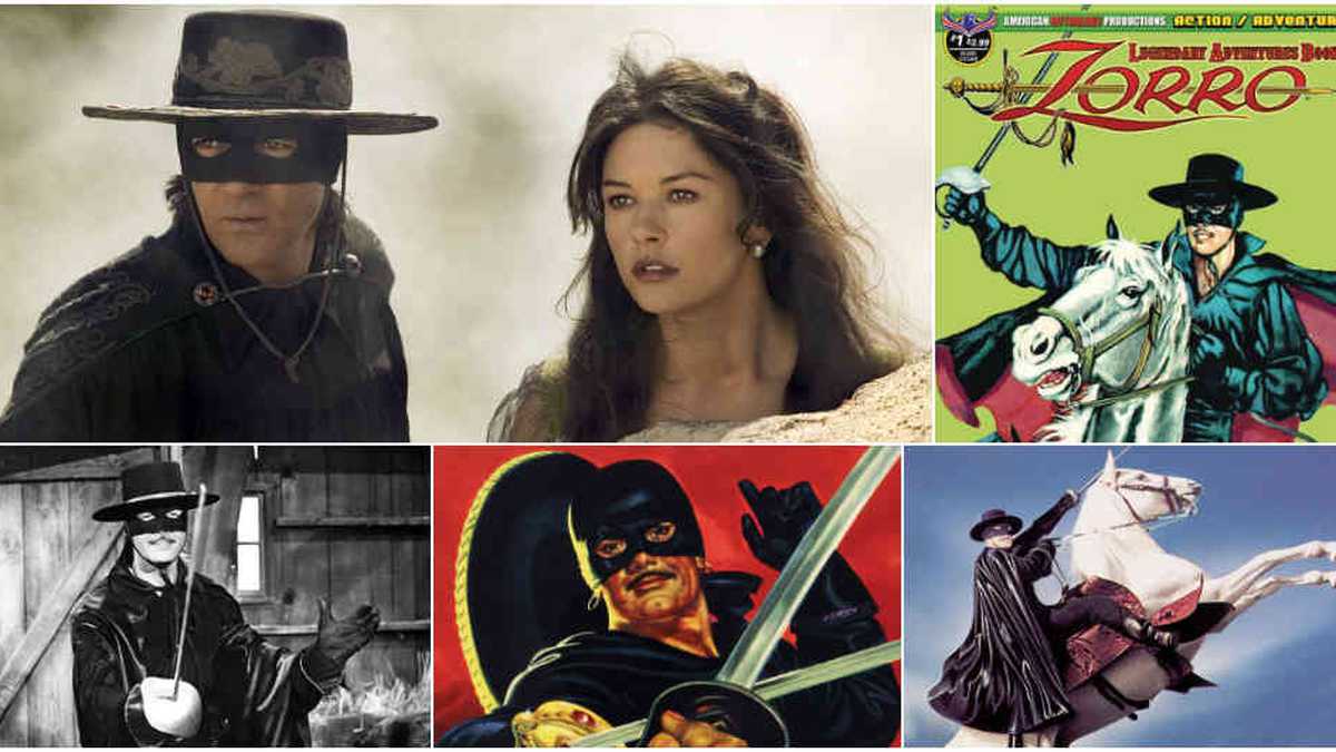 En estos 100 años, El Zorro ha sido adaptado al cómic, a la televisión y al cine varias veces. 