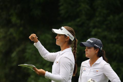 María Alejandra Hoyos y Cristina Ochoa, golfistas colombianas.