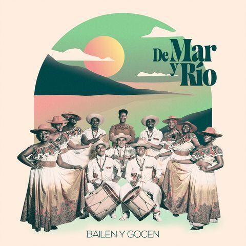 Esta es la portada del álbum Bailen y Gocen, de la agrupación juvenil De Mar y Río.