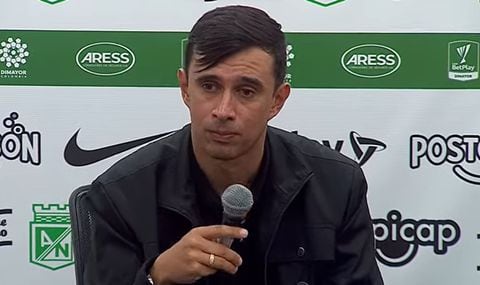 El técnico de Atlético Nacional habló en conferencia de prensa