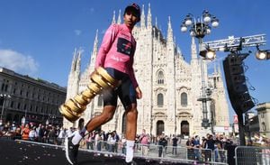 Egan Bernal, campeón del Giro de Italia