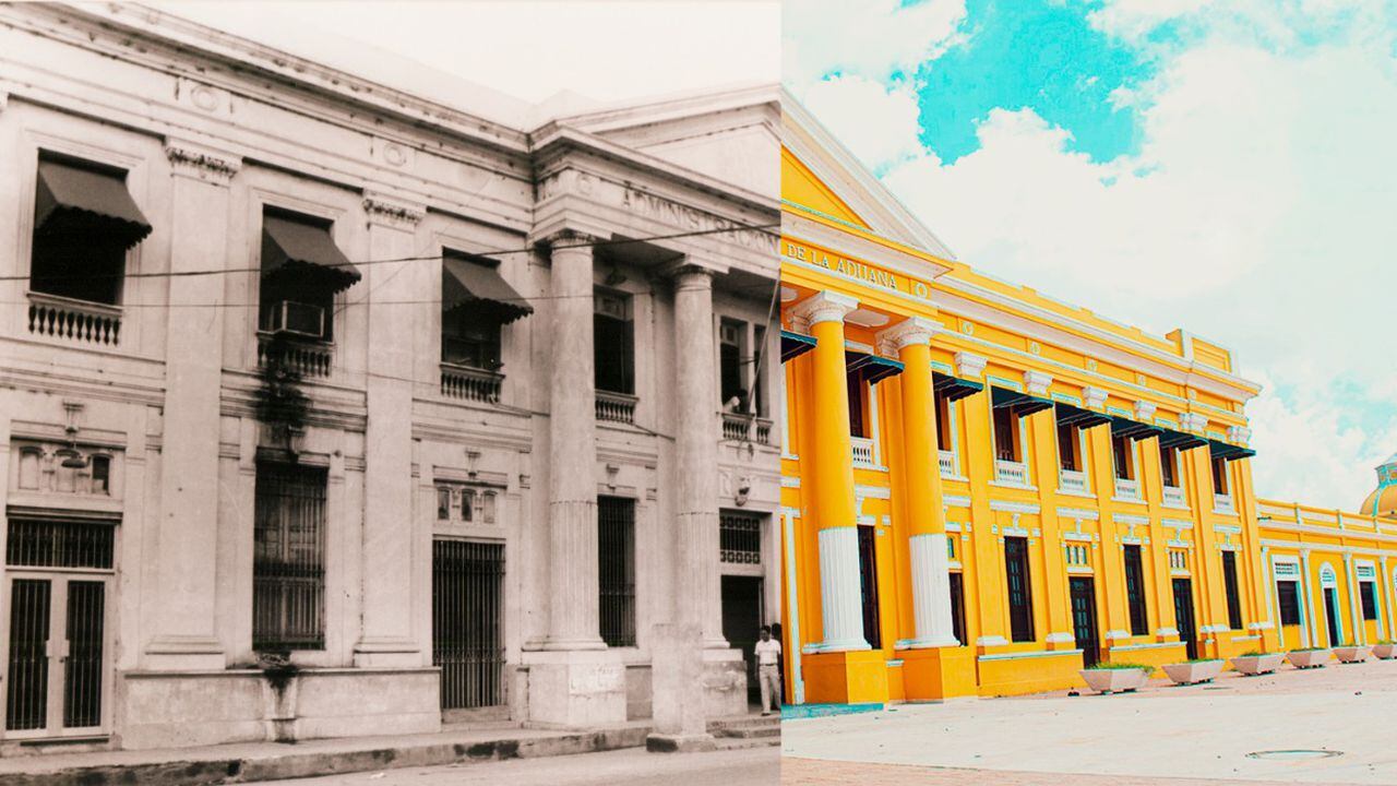 El Edificio de la Aduana de Barranquilla.