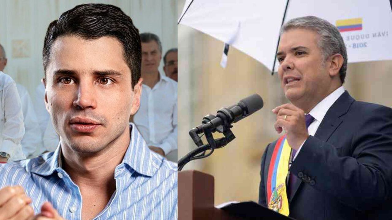 El mandatario se refirió a la eventual candidatura del hijo el expresidente Álvaro Uribe.
